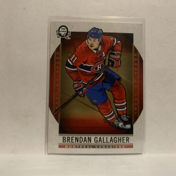 #5 Brendan Gallagher Montreal Canadiens2018-19 OPC Coast to Coast Hockey Card KG