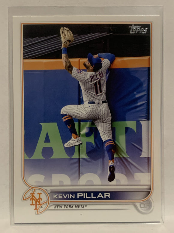 #170 Kevin Pillar New York Mets 2022 Topps Series One Baseball Card MLB