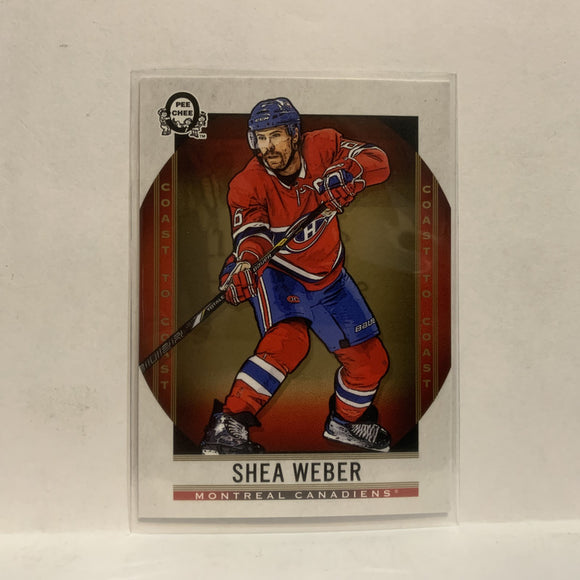 #91 Shea Weber Montreal Canadiens2018-19 OPC Coast to Coast Hockey Card KG