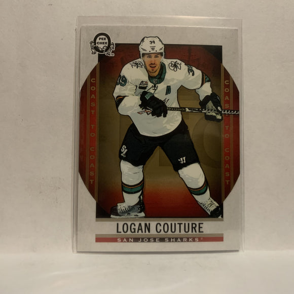 #41 Logan Couture San Jose Sharks2018-19 OPC Coast to Coast Hockey Card KG