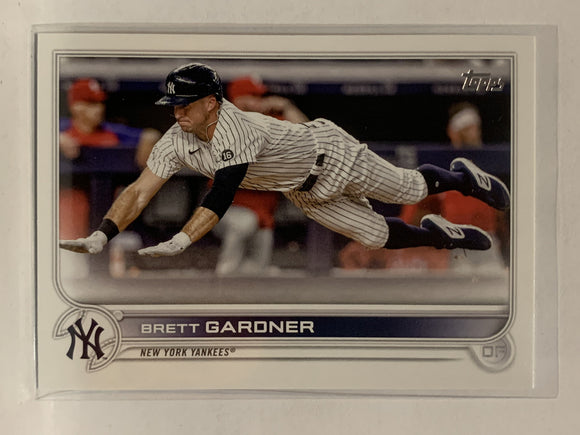 #49 Brett Gardner New York Yankees 2022 Topps Series One Baseball Card MLB