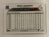 #49 Brett Gardner New York Yankees 2022 Topps Series One Baseball Card MLB