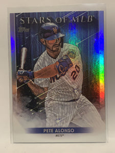 #SMLB-29 Pete Alonso Stars of MLB New York Mets 2022 Topps Series One Baseball Card MLB