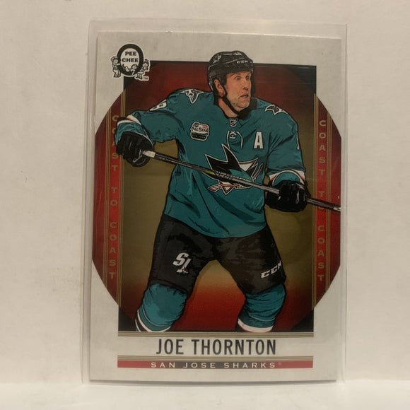 #8 Joe Thorton San Jose Sharks2018-19 OPC Coast to Coast Hockey Card KH