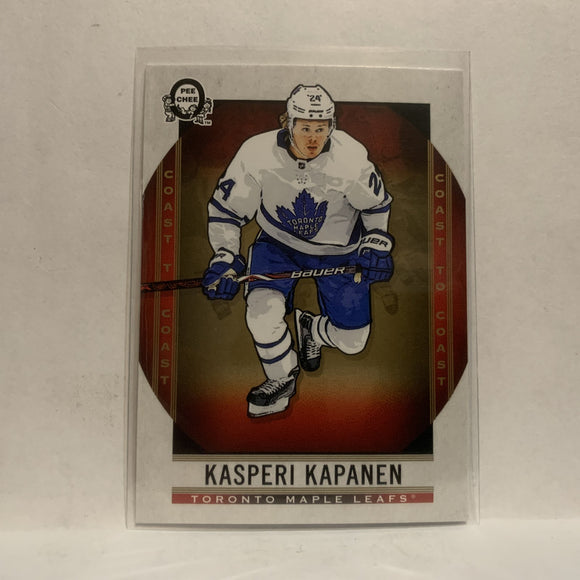 #54 Kasperi Kapanen Toronto Maple Leafs2018-19 OPC Coast to Coast Hockey Card KH