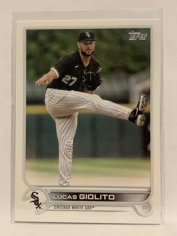 #291 Lucas Giolito Chicago White Sox 2022 Topps Series One Baseball Card MLB