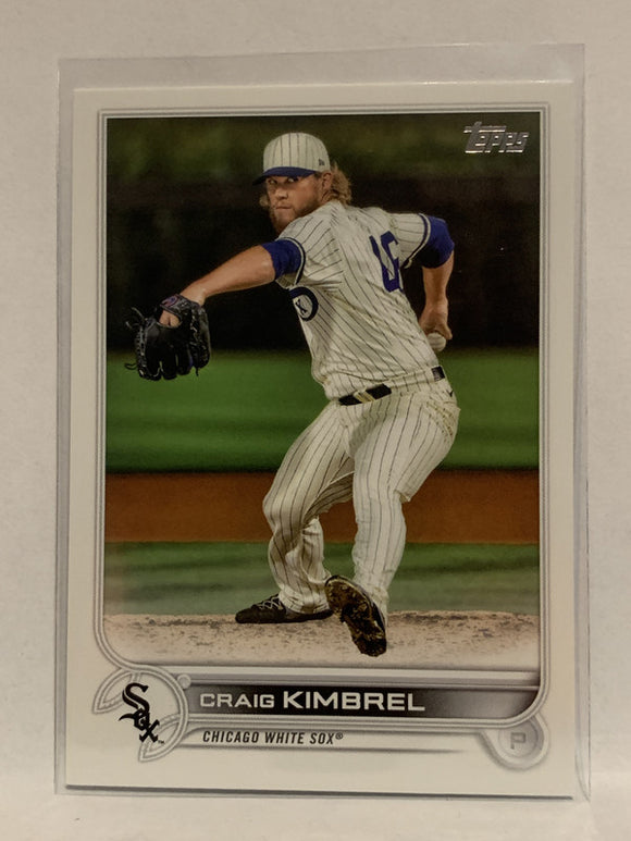 #2 Craig Kimbrel Chicago White Sox 2022 Topps Series One Baseball Card MLB