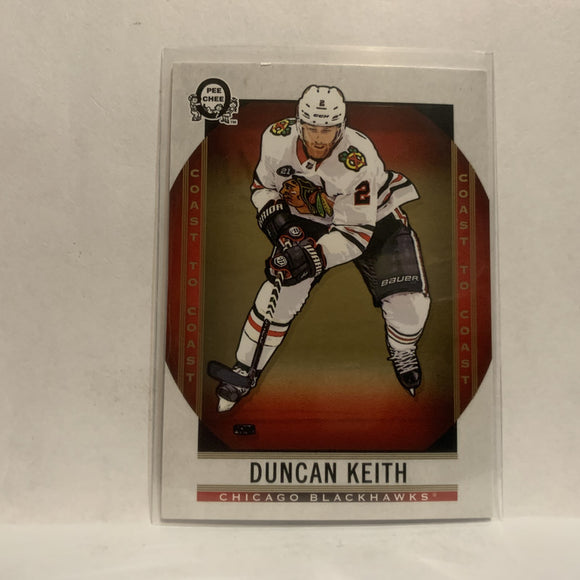 #82 Duncan Keith Chicago Blackhawks2018-19 OPC Coast to Coast Hockey Card KH