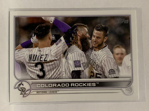 #222 Coors Field Colorado Rockies 2022 Topps Series One Baseball Card MLB