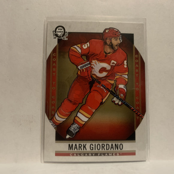 #32 Mark Giordano Calgary Flames2018-19 OPC Coast to Coast Hockey Card KH