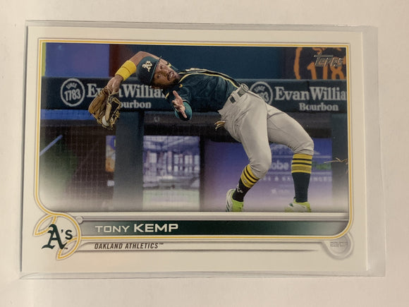 #114 Tony Kemp Oakland Athletics 2022 Topps Series One Baseball Card MLB