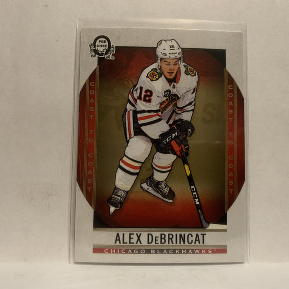 #61 Alex Debrincat Chicago Blackhawks2018-19 OPC Coast to Coast Hockey Card KH