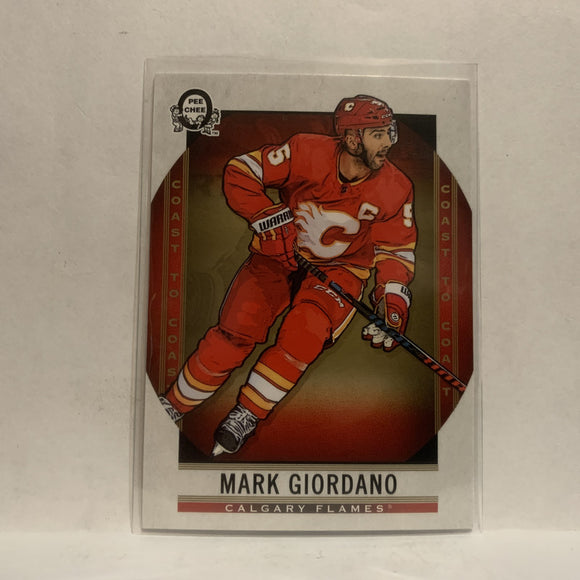#32 Mark Giordano Calgary Flames2018-19 OPC Coast to Coast Hockey Card KI