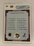 #305 Mario Lemieux Checklist Pittsburgh Penguins 1990-91 Upper Deck Hockey Card  NHL