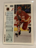 #101 Jamie Macoun Calgary Flames 1990-91 Upper Deck Hockey Card  NHL