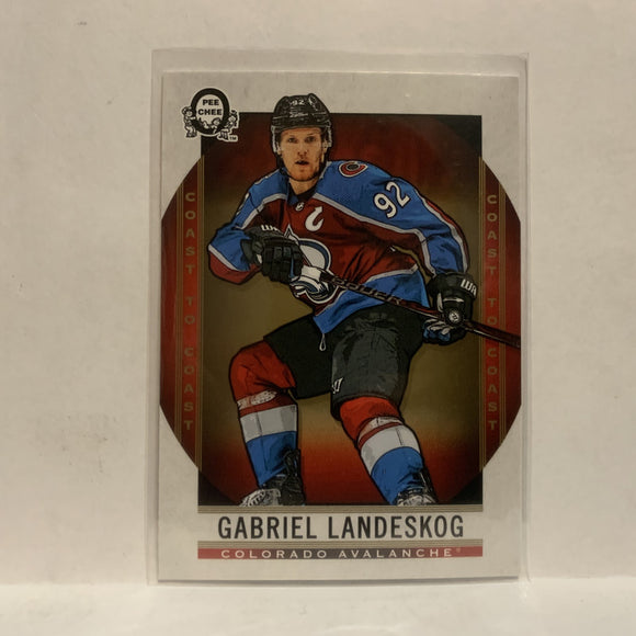 #14 Gabriel Landeskog Colorado Avalanche2018-19 OPC Coast to Coast Hockey Card KK