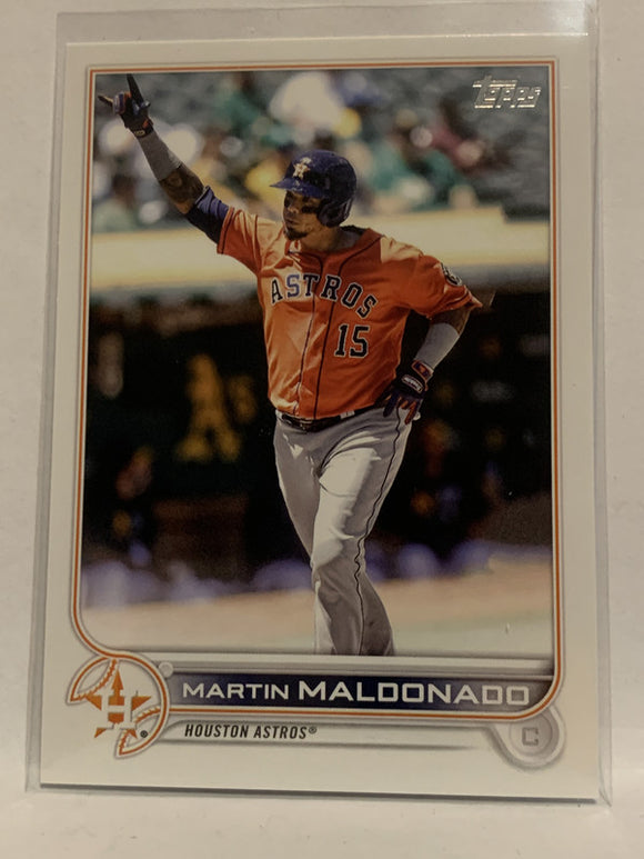 #224 Martin Maldonado Houston Astros 2022 Topps Series One Baseball Card MLB