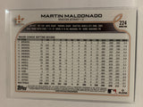 #224 Martin Maldonado Houston Astros 2022 Topps Series One Baseball Card MLB