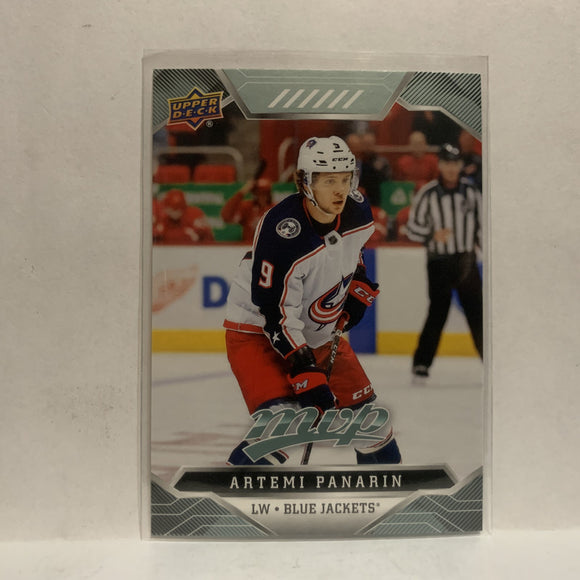 #24 Artemi Panarin Columbus Blue Jackets 2019-20 Upper Deck MVP Hockey Card KK