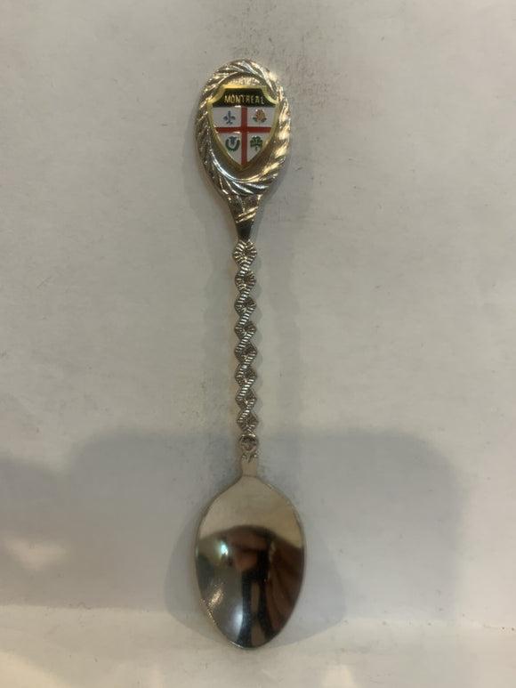 Montreal Crest Emblem Quebec Souvenir Spoon