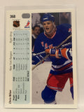 #368 Chris Nilan New York Rangers 1990-91 Upper Deck Hockey Card  NHL