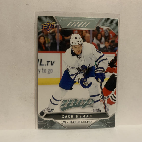 #192 Zach Hyman Toronto Maple Leafs 2019-20 Upper Deck MVP Hockey Card KM