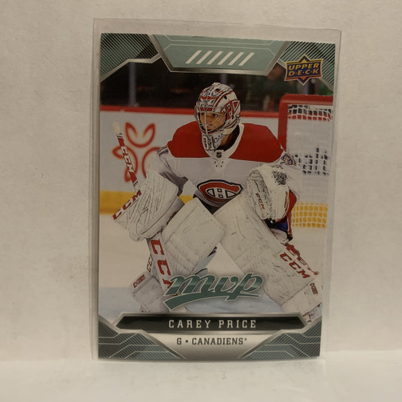 #213 Carey Price Montreal Canadiens 2019-20 Upper Deck MVP Hockey Card KM