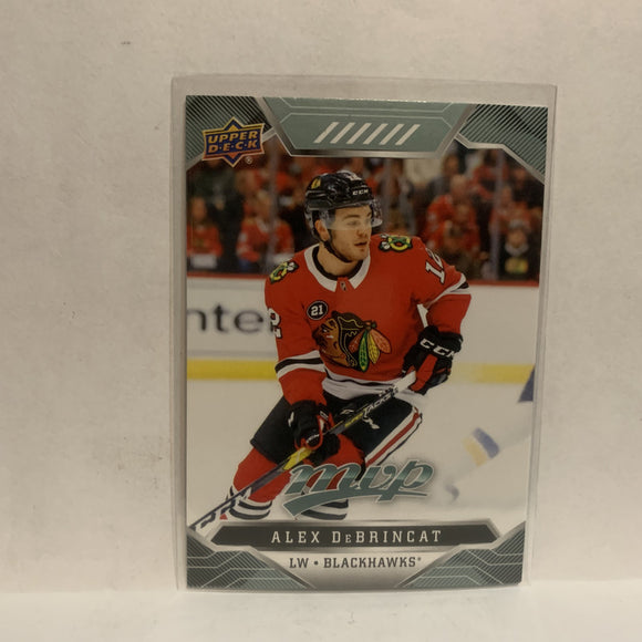 #67 Alex Bebrincat Chicago Blackhawks 2019-20 Upper Deck MVP Hockey Card KM