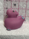 Pink Rubber Hippopotamus  Toy Animal