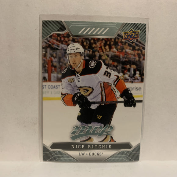 #59 Nick Ritchie Anahiem Ducks 2019-20 Upper Deck MVP Hockey Card KM