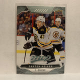 #155 Danton Heinen Boston Bruins 2019-20 Upper Deck MVP Hockey Card KN