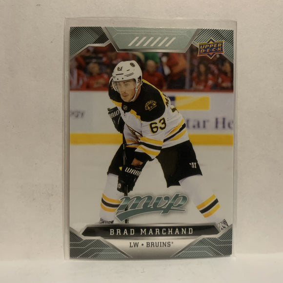 #9  Brad Marchand Boston Bruins 2019-20 Upper Deck MVP Hockey Card KN