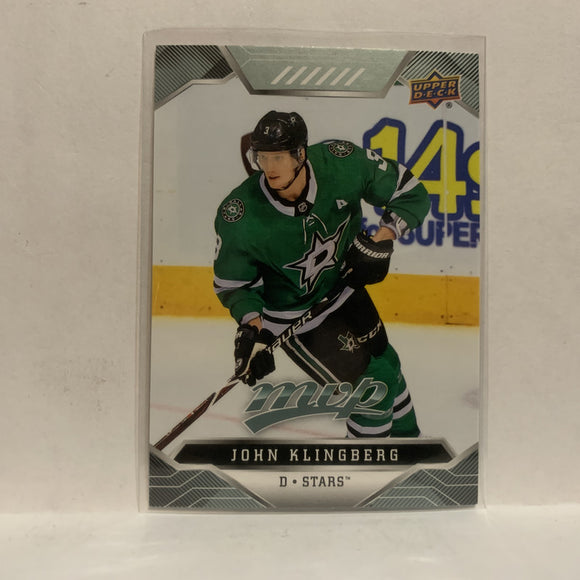 #71 John Klingberg Dallas Stars 2019-20 Upper Deck MVP Hockey Card KO