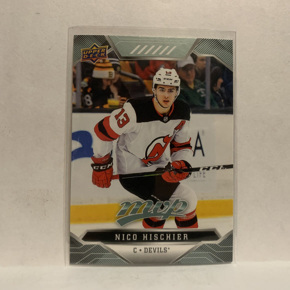 #152 Nico Hischier New Jersey Devils 2019-20 Upper Deck MVP Hockey Card KO