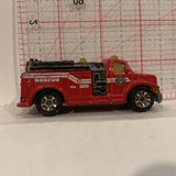 Red Highway Rescue Fire Truck ©2002 Matchbox Diecast Car EP