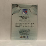 #134 Jimmy Vesey New York Rangers 2019-20 Upper Deck MVP Hockey Card KP