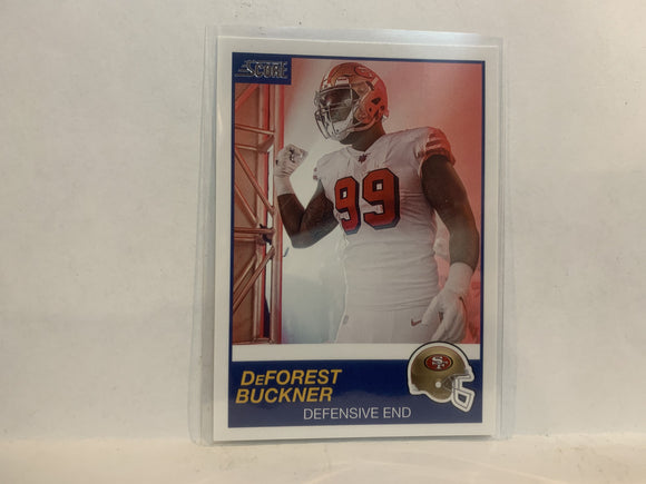 #312 Deforest Buckner San Francisco 49ers 2019 Score Football Card MA