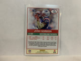 #150 Josh Gordon New England Patriots 2019 Score Football Card MA