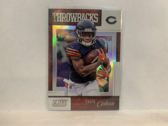 #T-7 Tarik Cohen Chicago Bears 2019 Score Football Card MB