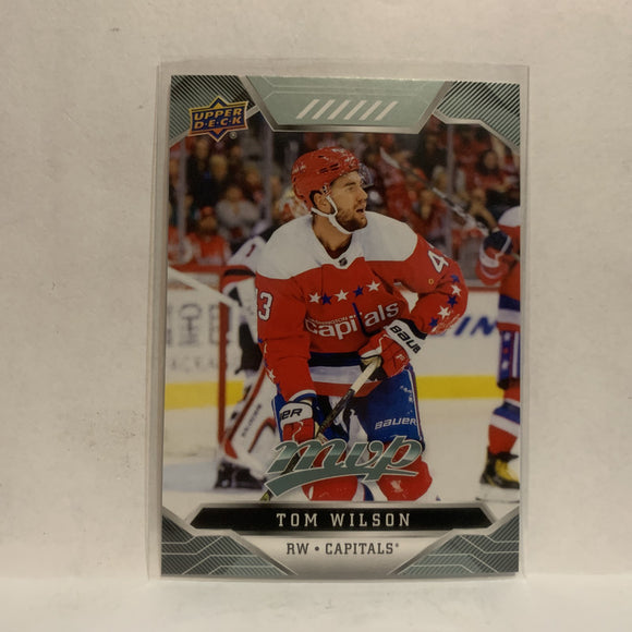 #120 Tom Wilson Washington Capitals 2019-20 Upper Deck MVP Hockey Card KQ