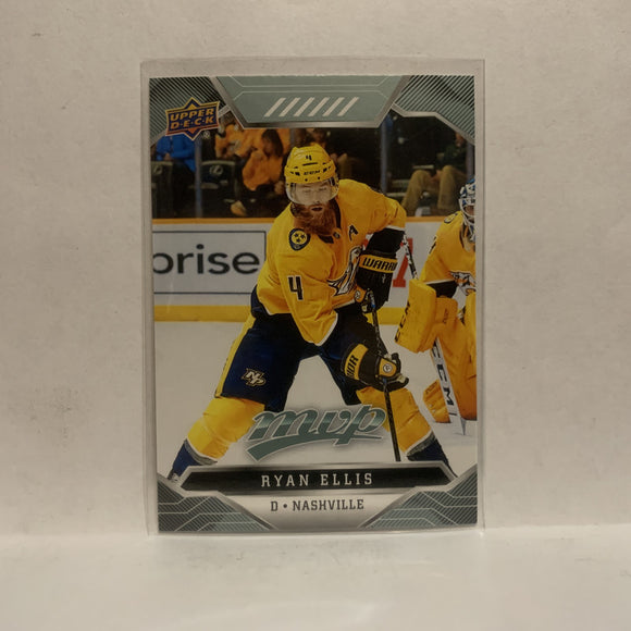 #125 Ryan Ellis Nashville Predators 2019-20 Upper Deck MVP Hockey Card KQ