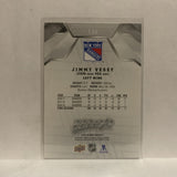 #134 Jimmy Vesey Silver Scripts New York Rangers 2019-20 Upper Deck MVP Hockey Card KR