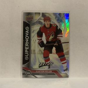 SN-10 Clayton Keller Supernovas Arizona Coyotes 2019-20 Upper Deck MVP Hockey Card KR