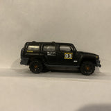 Black Hummer H3 Desert Endurance Race ©2004 Matchbox Diecast Car FA