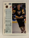 #367 Troy Loney Pittsburgh Penguins 1990-91 Upper Deck Hockey Card  NHL