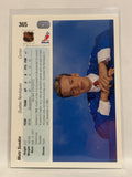 #365 Mats Sundin   Quebec Nordiques 1990-91 Upper Deck Hockey Card  NHL