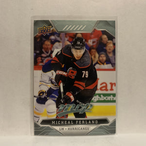 #156 Micheal Ferland Carolina Hurricanes 2019-20 Upper Deck MVP Hockey Card KR