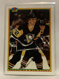 #212 Bob Errey Pittsburgh Penguins 1990-91 Bowman Hockey Card  NHL