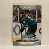 #202 Joe Thornton San Jose Sharks 2019-20 Upper Deck MVP Hockey Card KS