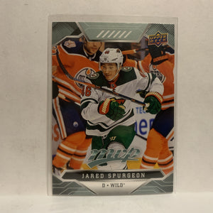 #147 Jared Spurgeon Minnesota Wild 2019-20 Upper Deck MVP Hockey Card KS